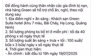 22 khách sạn đăng ký hỗ trợ miễn phí chỗ nghỉ cho gia đình các nạn nhân