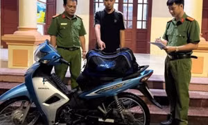Bắt giữ đối tượng lợi dụng mưa bão để trộm cắp xe máy tại Ninh Bình