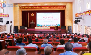 Phó Chủ tịch Quốc hội Vũ Hồng Thanh tiếp xúc cử tri sau Kỳ họp thứ 9, Quốc hội khóa XV