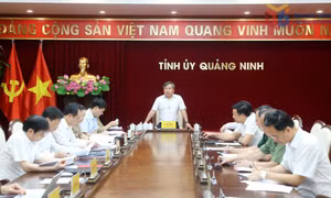 Giao ban công tác nội chính 6 tháng đầu năm 