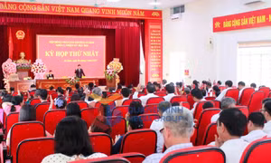 Hội nghị BTV, BCH và Kỳ họp thứ nhất HĐND phường An Sinh, nhiệm kỳ 2021-2026, tháng 7-2025
