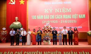 Tỉnh Quảng Ninh kỷ niệm 100 năm Báo chí Cách mạng Việt Nam, tháng 6-2025