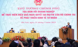 Thủ tướng Chính phủ toạ đàm với doanh nghiệp về phát triển kinh tế tư nhân