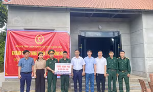 Khánh thành và bàn giao nhà “Nghĩa tình đồng đội” cho hội viên CCB ở Hải Hà