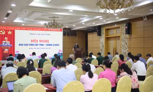Hội nghị báo cáo viên cấp tỉnh tháng 5/2025