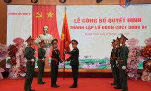 Thành lập Lữ đoàn Công binh công trình dự bị động viên 91