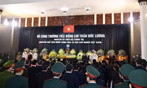 Lễ truy điệu nguyên Chủ tịch nước Trần Đức Lương