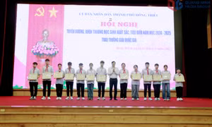 Đông Triều: Tuyên dương học sinh xuất sắc năm học 2024-2025