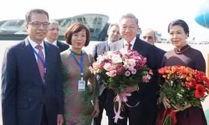 Tổng Bí thư Tô Lâm và Phu nhân bắt đầu chuyến thăm cấp Nhà nước tới Cộng hòa Azerbaijan