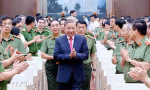 Tổng Bí thư: Gắn kết chặt chẽ học tập, làm theo Bác với xây dựng lực lượng Công an Nhân dân