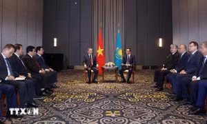 Tổng Bí thư Tô Lâm hội kiến Chủ tịch Thượng viện Cộng hòa Kazakhstan Maulen Ashimbayev