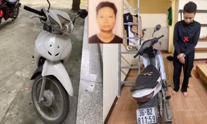 Bắt giữ cô gái đột nhập nhà dân trộm cắp xe máy