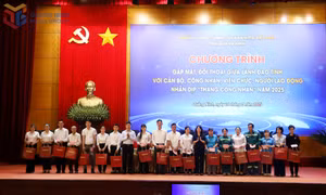 Hội nghị gặp gỡ, đối thoại giữa lãnh đạo tỉnh với cán bộ, công nhân, viên chức, người lao động 