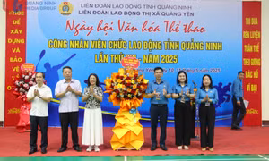 Khai mạc Ngày hội Văn hoá, Thể thao CNVCLĐ tỉnh Quảng Ninh lần thứ XIII năm 2025 - cụm TX Quảng Yên