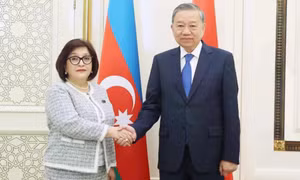 Tổng Bí thư Tô Lâm hội kiến Chủ tịch Quốc hội Azerbaijan Sahiba Gafarova