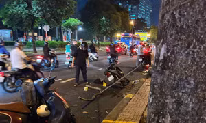 Bé gái hôn mê sau khi nhánh cây trên đường rơi trúng