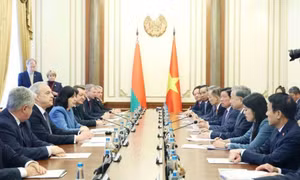 Tổng Bí thư Tô Lâm hội kiến lãnh đạo Quốc hội và các chính đảng Belarus