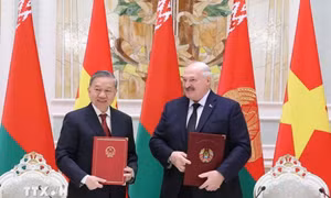 Tuyên bố chung về việc thiết lập quan hệ Đối tác Chiến lược Việt Nam-Belarus