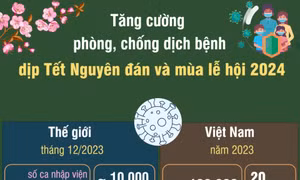 Tăng cường phòng, chống dịch bệnh dịp Tết Nguyên đán và mùa lễ hội 2024