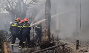 Chùa Phật Quang bị cháy nghi do chập điện