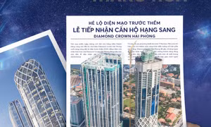 Hé lộ những hình ảnh đầu tiên của căn hộ hạng sang Diamond Crown Hai Phong 