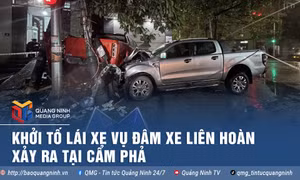 Khởi tố lái xe trong vụ đâm xe liên hoàn xảy ra tại Cẩm Phả