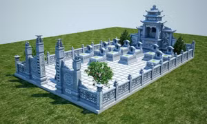 Tinh Hoa Đá Mỹ Nghệ - Địa chỉ thiết kế lăng mộ đẹp cao cấp