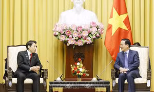 Chủ tịch nước Võ Văn Thưởng tiếp Thống đốc tỉnh Fukuoka, Nhật Bản