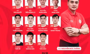 Bị HLV Troussier trả về do chấn thương, Hoàng Đức vẫn ra sân chơi đủ 90 phút