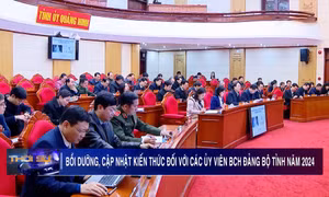 Ngày học tập thứ 2 của Lớp bồi dưỡng, cập nhật kiến thức đối với các Ủy viên BCH Đảng bộ tỉnh