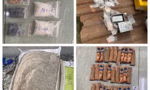 Xoá tụ điểm “bay lắc” thu giữ 1 khẩu súng và hơn 2 kg ma túy