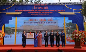 Công bố quyết định và đón nhận Bằng xếp hạng Di tích quốc gia đặc biệt đình Trà Cổ