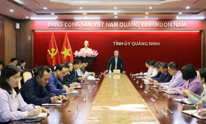 Phó Bí thư Tỉnh ủy Đặng Xuân Phương làm việc với Ban Tuyên giáo Tỉnh ủy