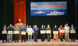 Bộ Tư lệnh Vùng Cảnh sát biển 1 tổng kết công tác phối hợp tuyên truyền