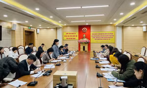 Đoàn ĐBQH tỉnh giám sát tại Sở Nội vụ
