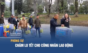 Chăm lo tết cho công nhân lao động