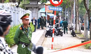 Phát hiện vật thể lạ, một trường học ở Đà Nẵng bị phong tỏa