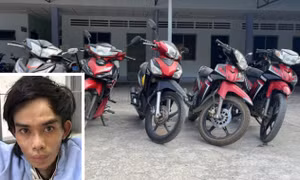 Cặp vợ chồng thực hiện hàng loạt vụ trộm xe máy