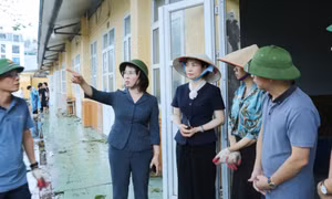 Lãnh đạo tỉnh kiểm tra công tác khắc phục hậu quả sau bão số 3