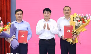 Công bố các quyết định bổ nhiệm chức vụ Trợ lý Tổng Bí thư