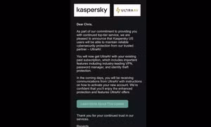 Kasperky tự ý cài phần mềm diệt virus khác trên thiết bị người dùng