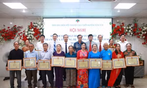 Tiên Yên biểu dương người cao tuổi tiêu biểu tham gia xây dựng hệ thống chính trị cơ sở 