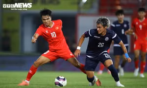 U20 Việt Nam thắng U20 Guam, tiếp tục đứng đầu bảng