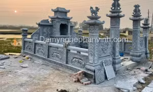 Địa chỉ thi công lăng mộ đá đẹp, giá rẻ tại Quảng Ninh 