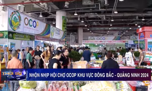 Nhộn nhịp Hội chợ OCOP khu vực Đông Bắc - Quảng Ninh 2024