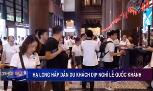 Hạ Long hấp dẫn du khách dịp nghỉ lễ Quốc khánh