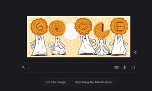 Đón Tết Trung thu, Google Doodle đổi ảnh đại diện hình bánh nướng