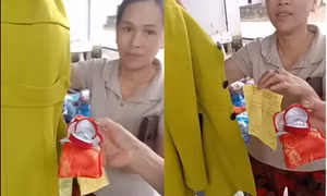 Thấy nhẫn vàng trong quần áo cứu trợ, người phụ nữ báo công an tìm chủ nhân
