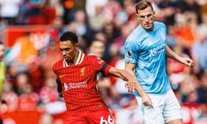 Liverpool thua sốc Nottingham Forest ngay tại Anfield