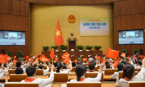 Thiếu nhi Quảng Ninh tham gia phiên họp giả định “Quốc hội trẻ em” lần thứ II - năm 2024